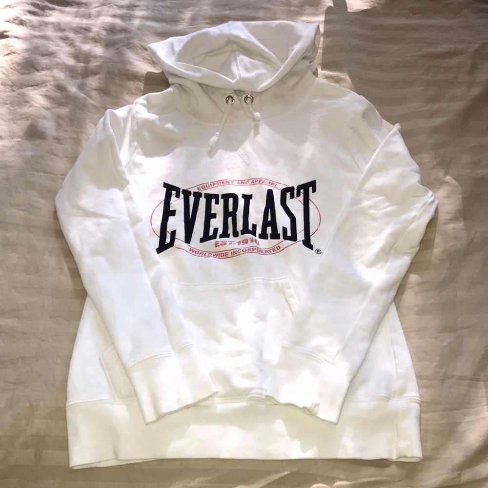 White Everlast Hoodie